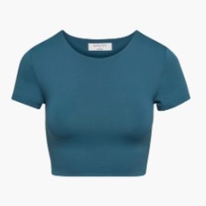 Baboon Contour Crew Cropped T-shirt